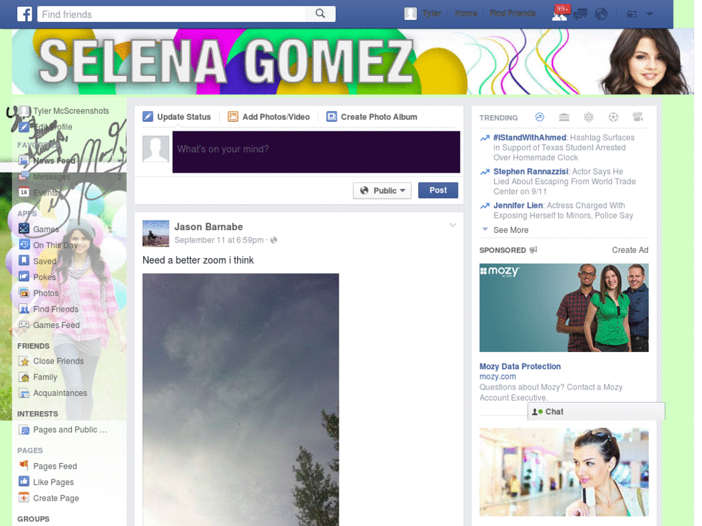 Facebook - Selena Gomez 2 ( by Templah.com )
