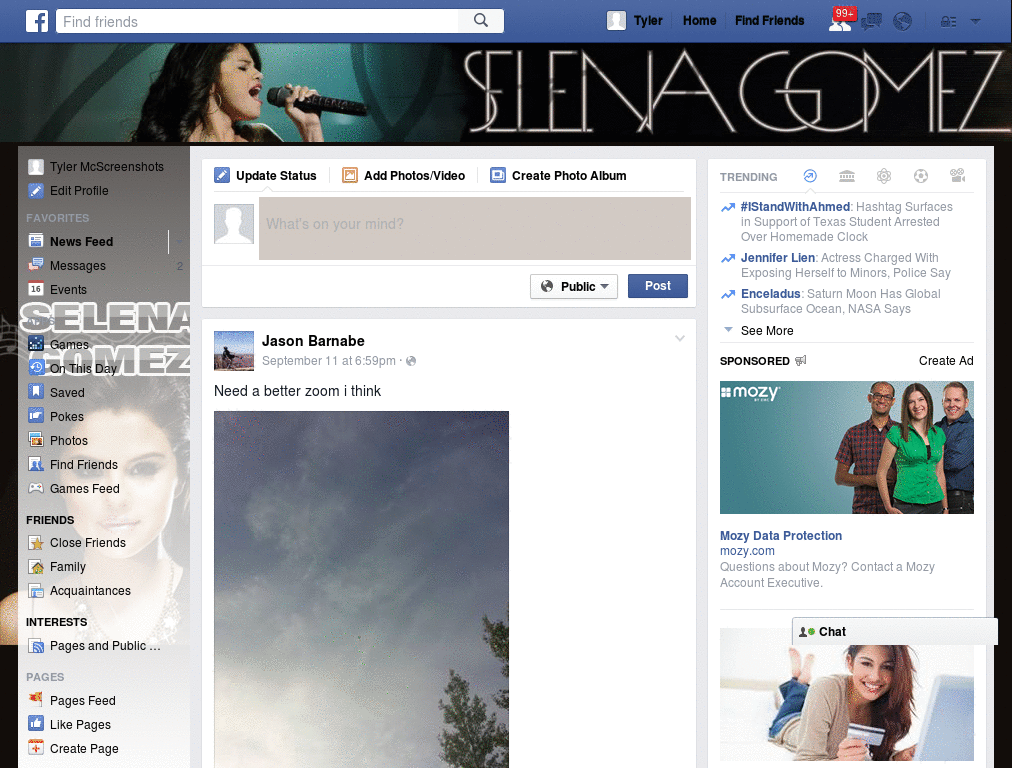 Facebook - Selena Gomez 3 ( by Templah.com )