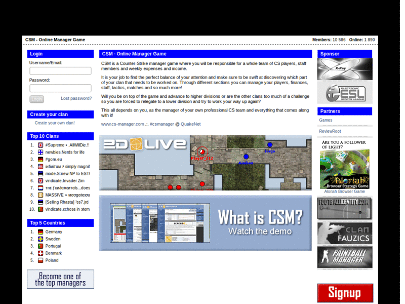 CS-Manager- Green/Blue By Ades