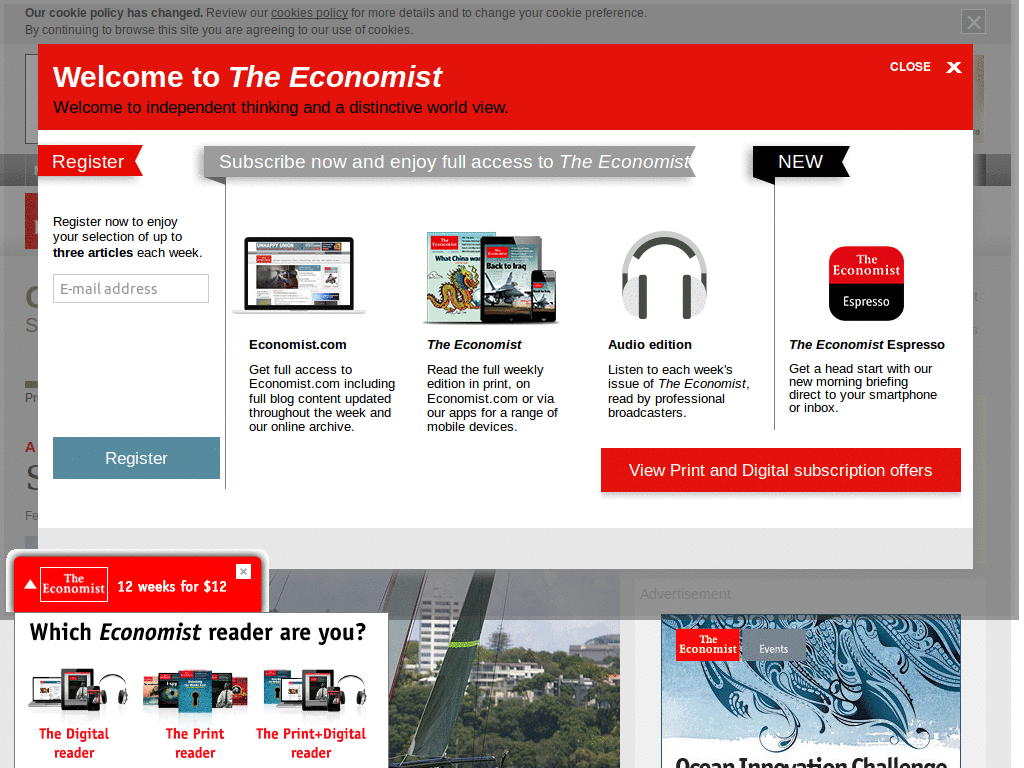 Grey background for economist.com