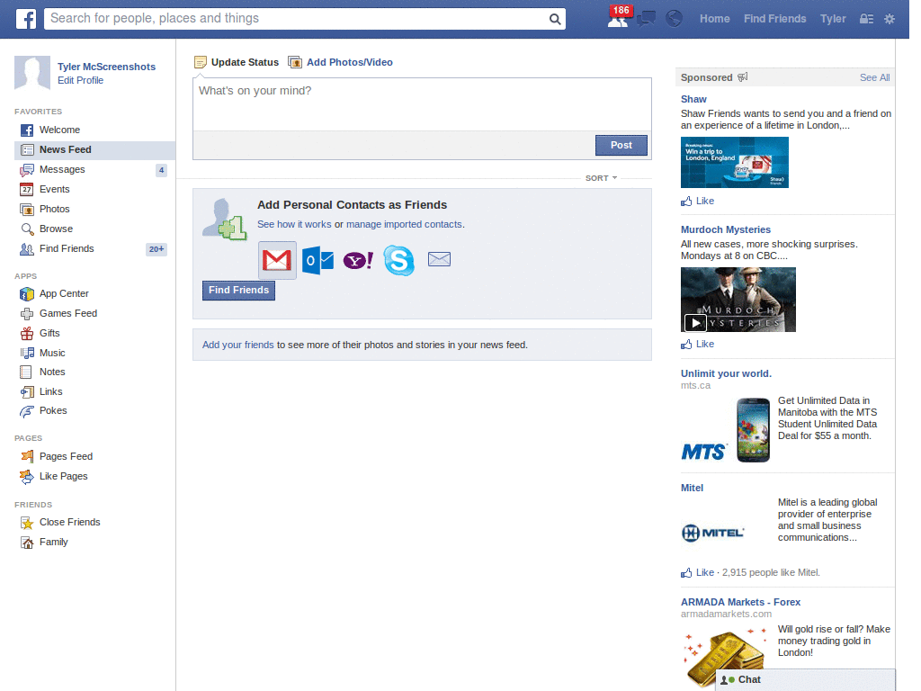 Facebook Login Pink