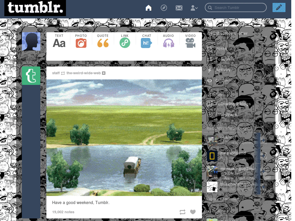 Theme para dashboard: Memes!