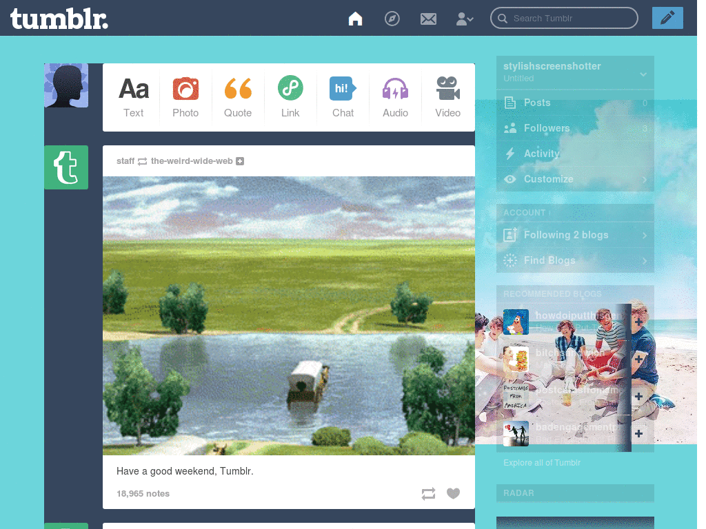 Onee Direction Dashboard