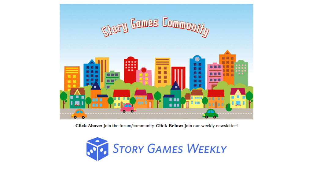 Story Games - Hide started by item on main page