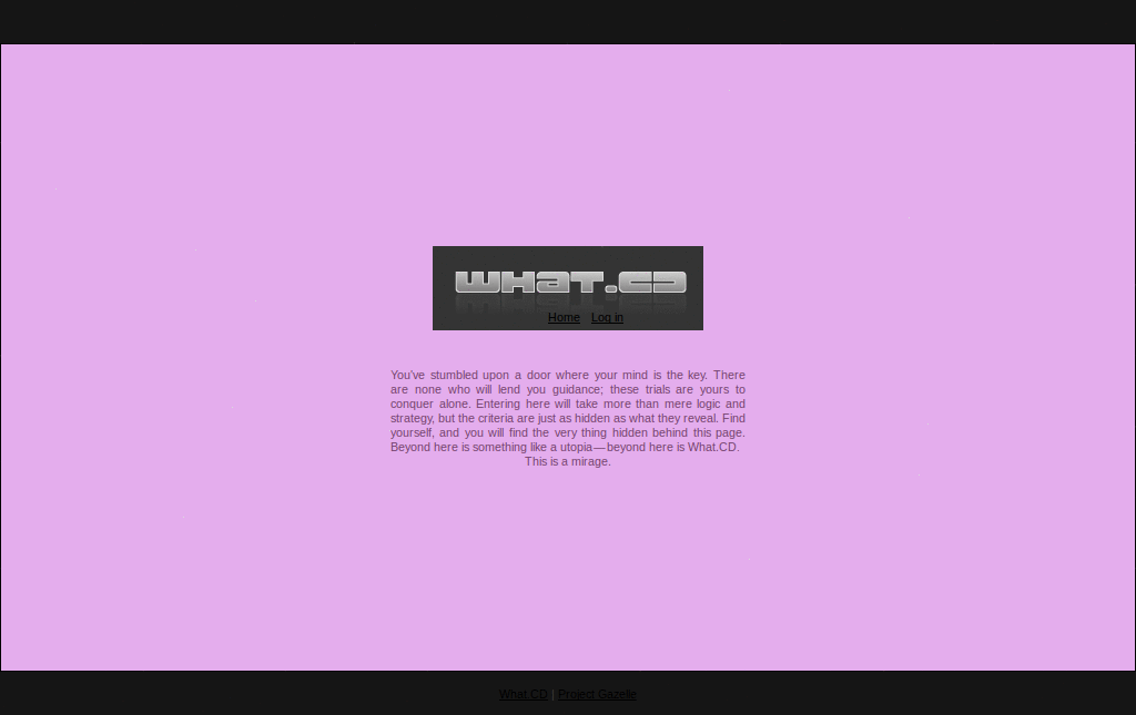 What.cd - Remember Oink Stylesheet