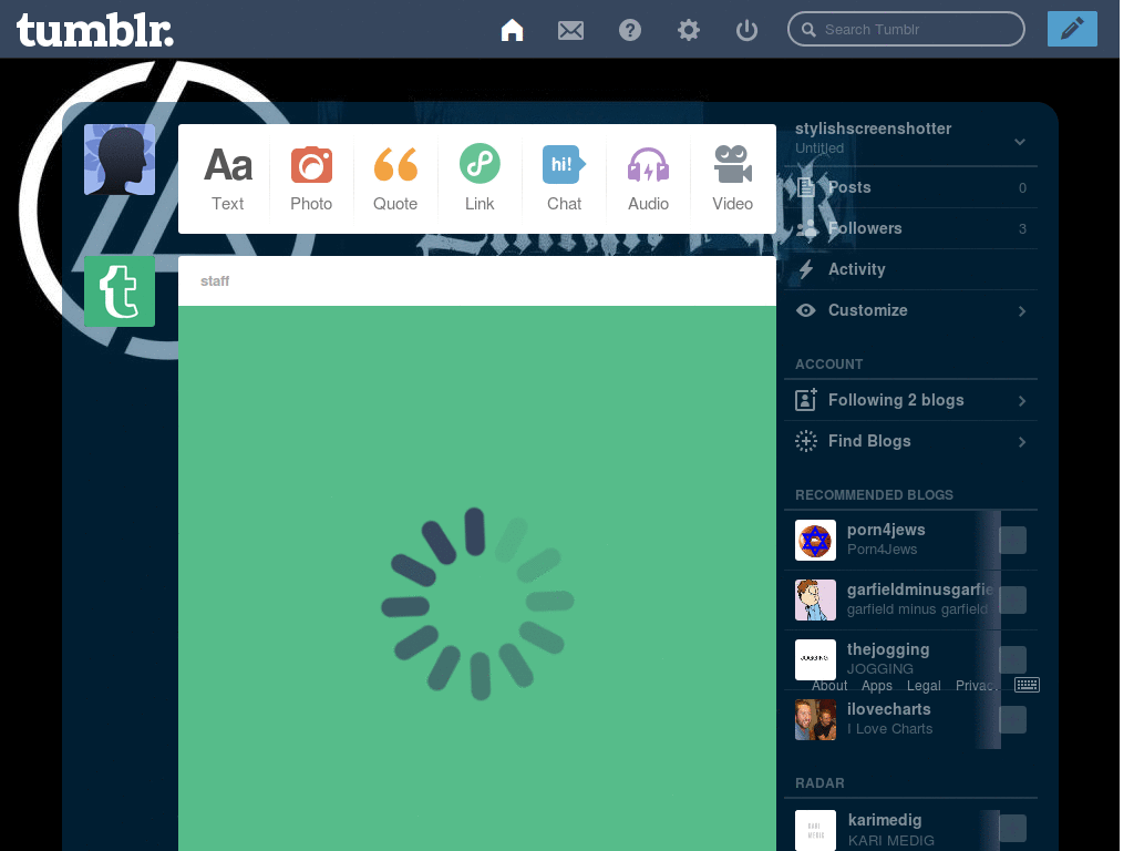 Linkin Park dashboard