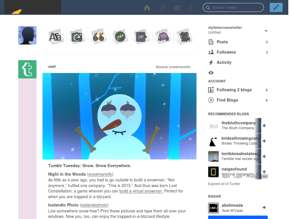 Simple Tumblr