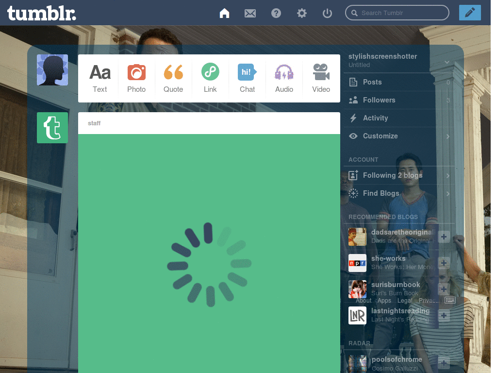 The Walking Dead dashboard