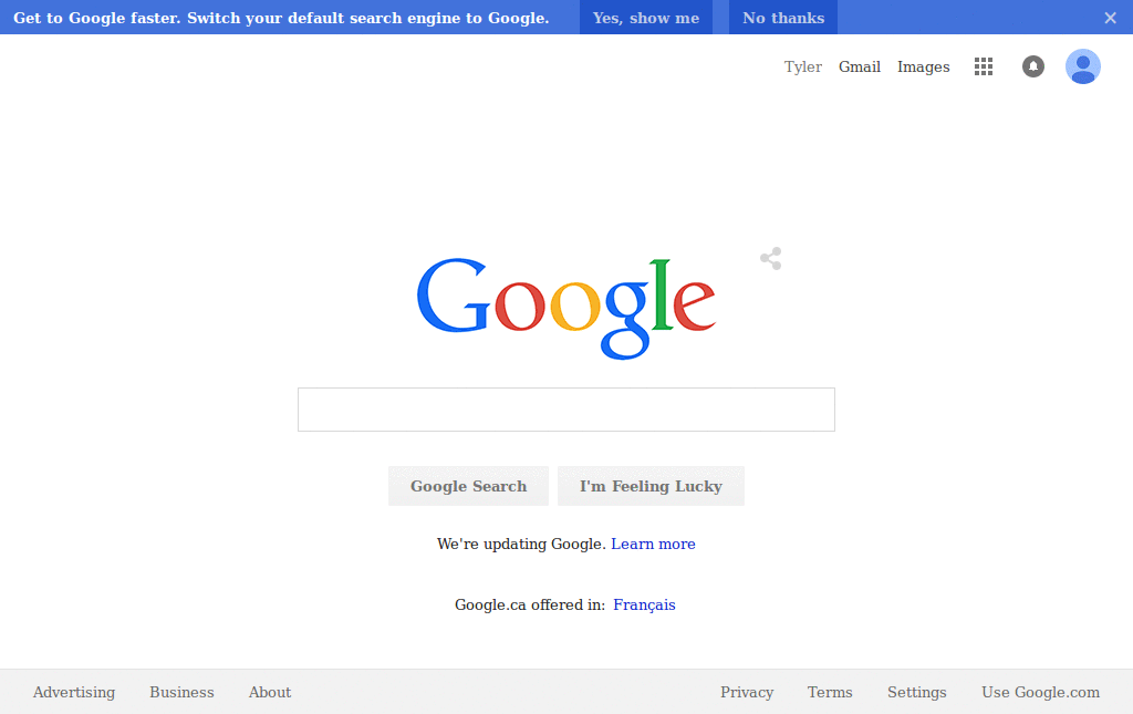 Google - Verdana, Lucida Grande, Segoe UI