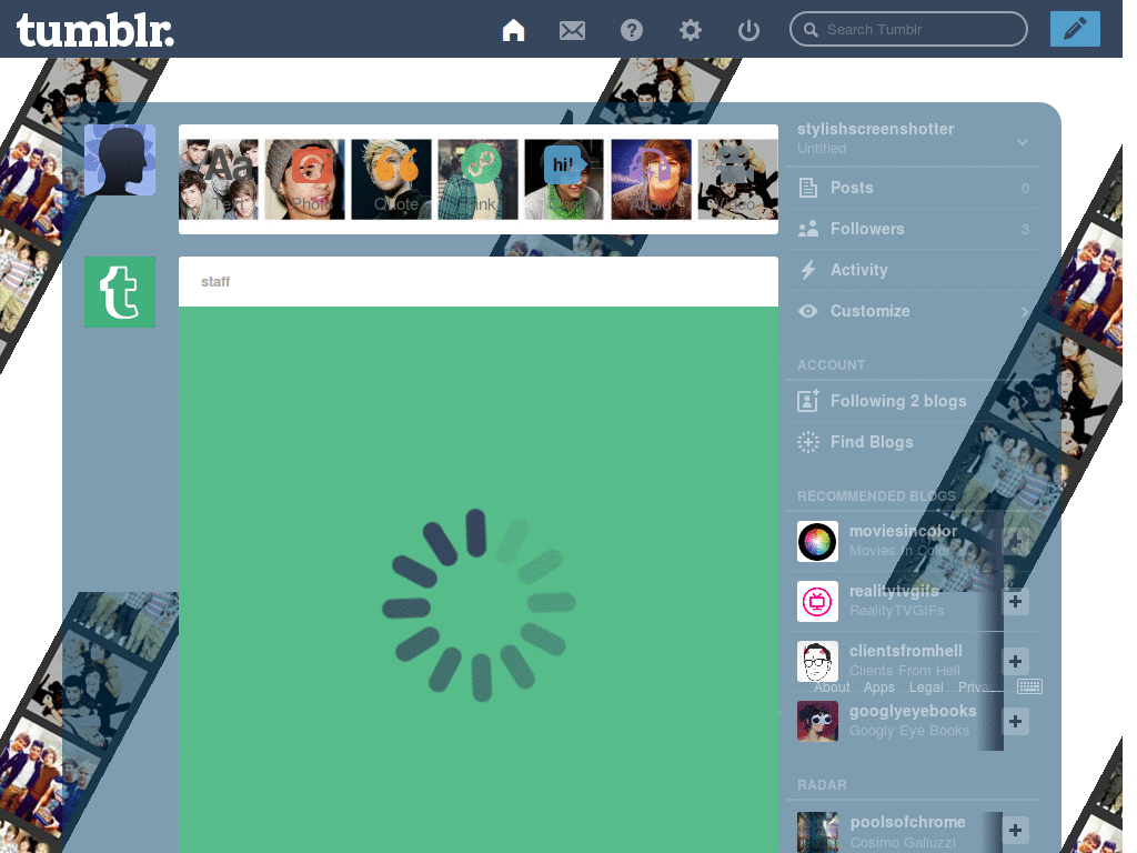 One Direction Theme Dash