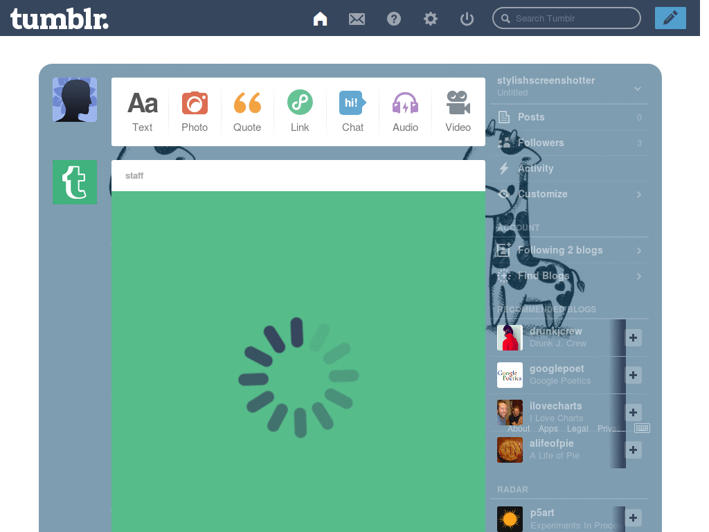 Girafa fofa dashboard