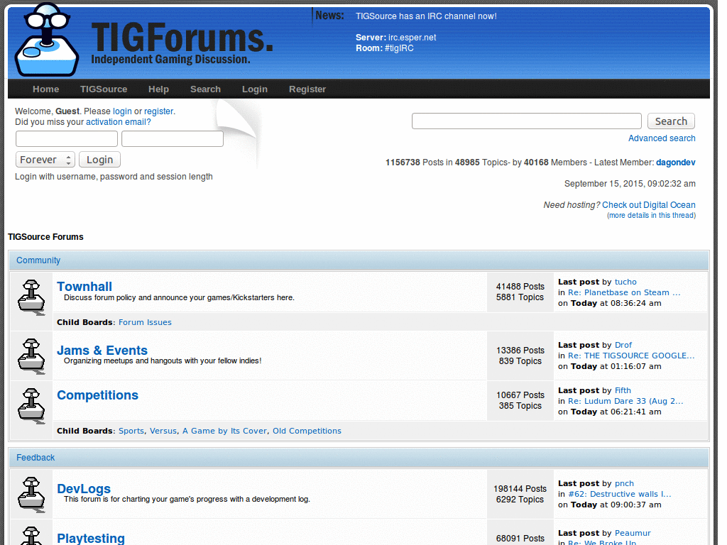 TIGSource Forums Fixes