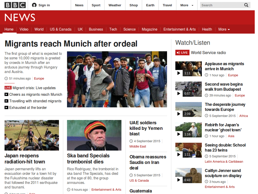 BBC News Redesign 'fixes'