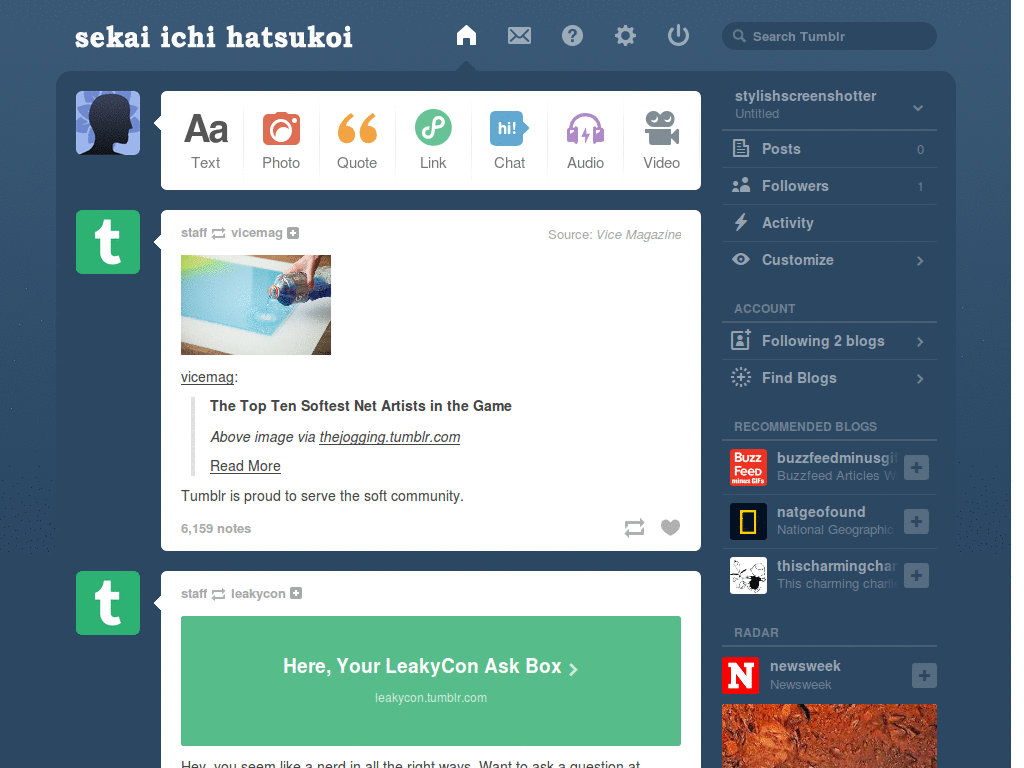 sekai ichi hatsukoi tumblr logo