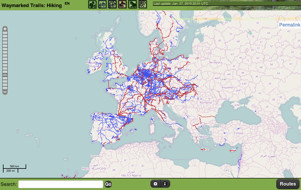 OSM Hiking, biking and skating by Lonvia.de