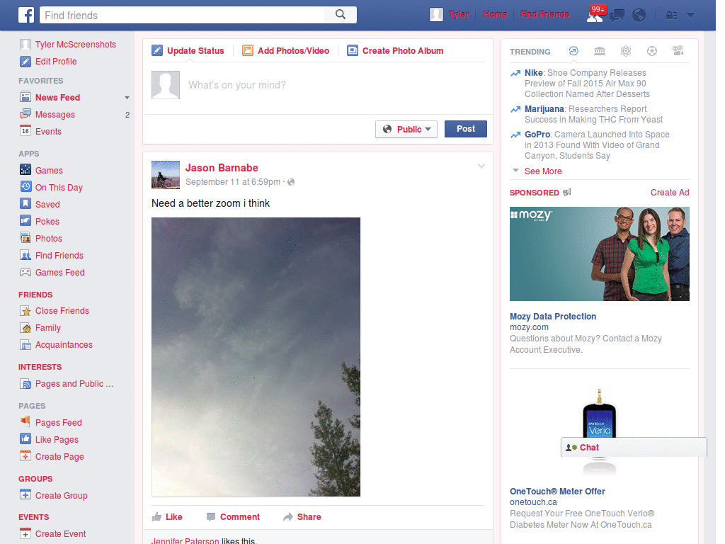 Facebook Clisthenes pink