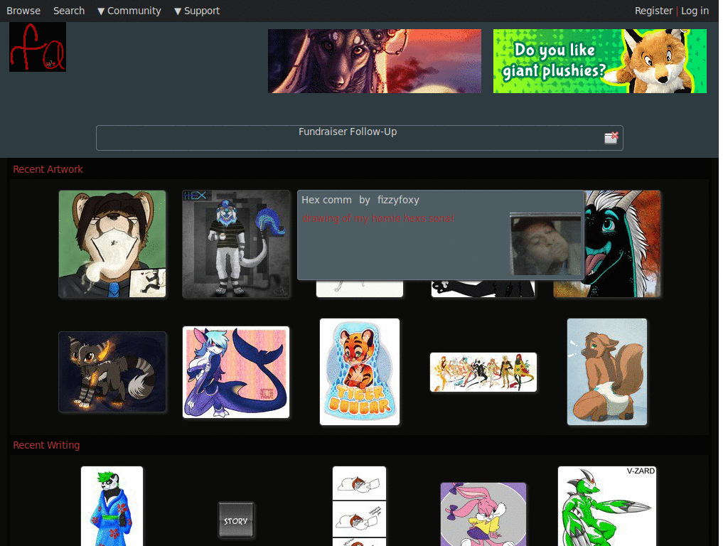 FurAffinity Dark Polarity - A darker style