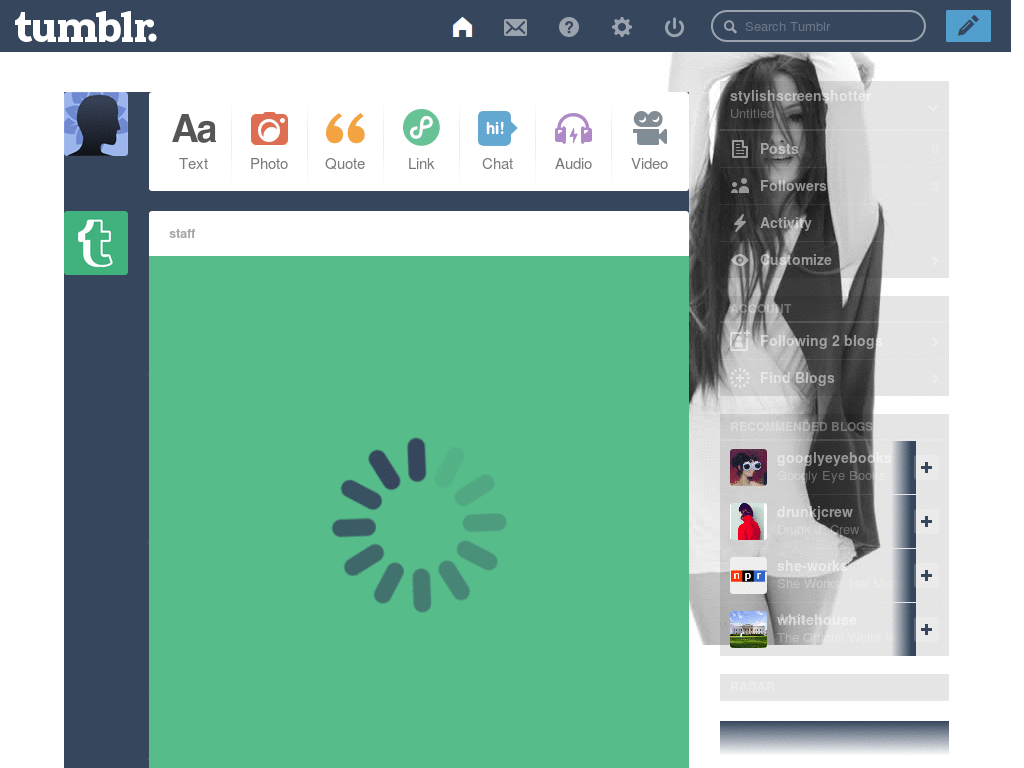 Cher Lloyd modelling dashboard theme!