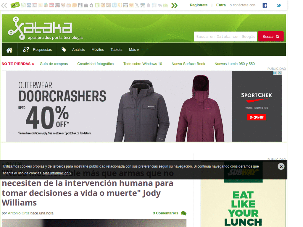 Xataka sin derramamientos de retina