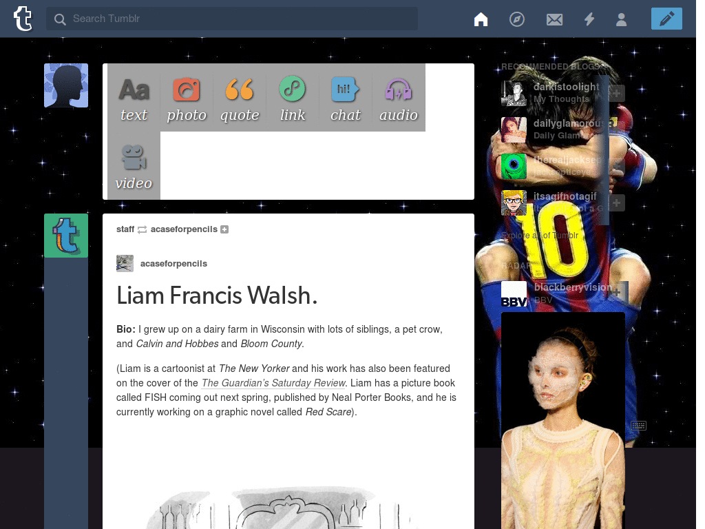 Bojan Messi Tumblr Theme