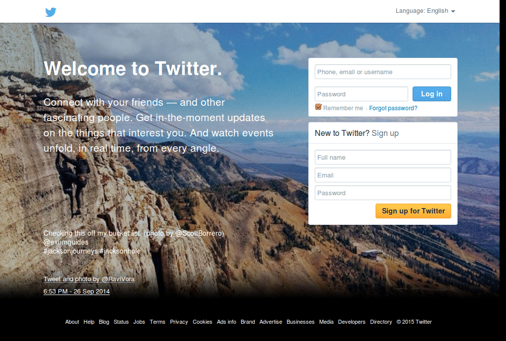 Twitter - Removes padding on "what are you doing"