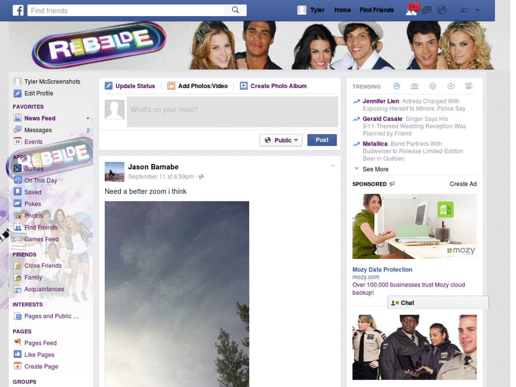 Facebook - Rebelde 1 ( by Templah.com )