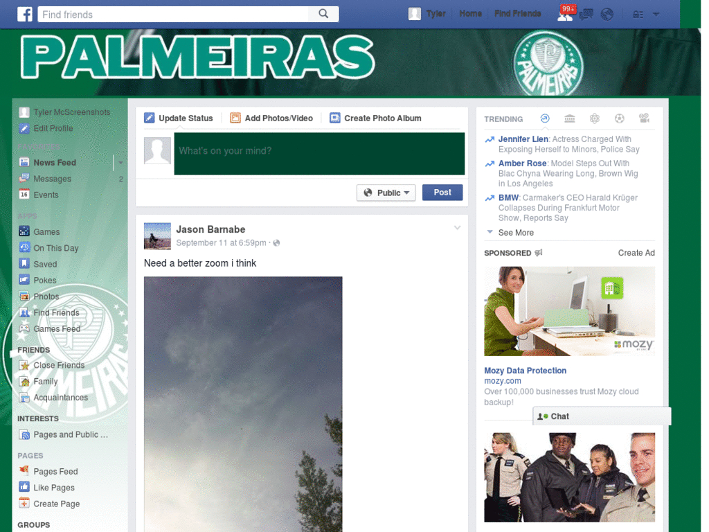Facebook - Palmeiras ( by Templah.com )