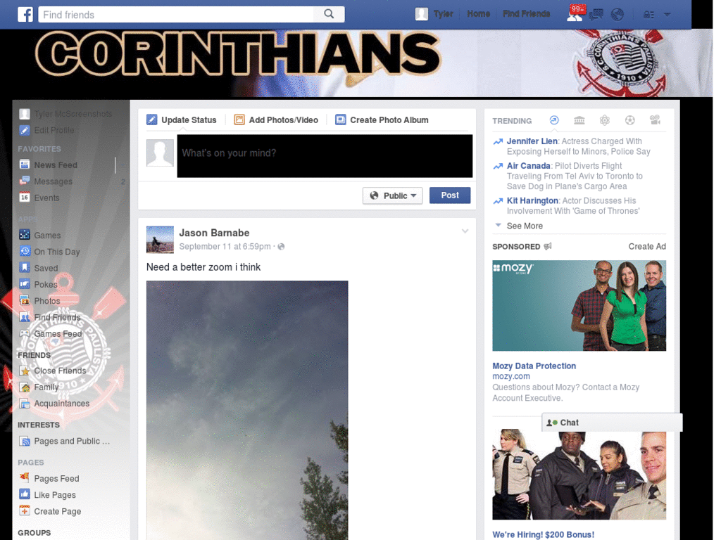 Facebook - Corinthians ( by Templah.com )