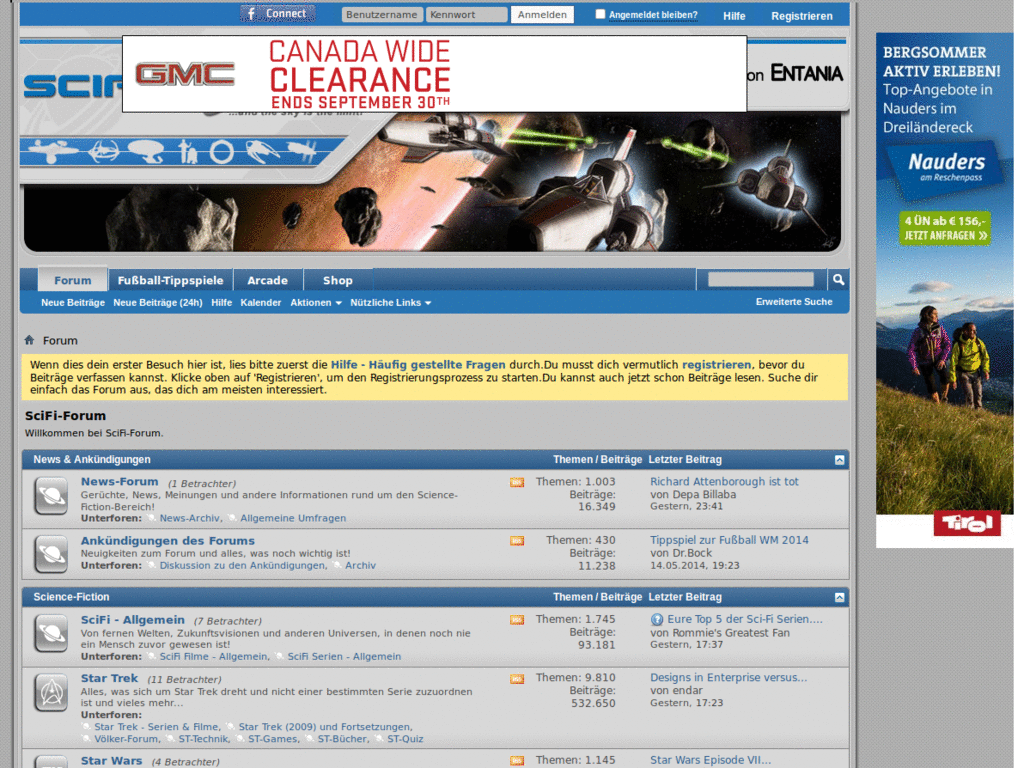 SciFi-Forum.de Cleanup