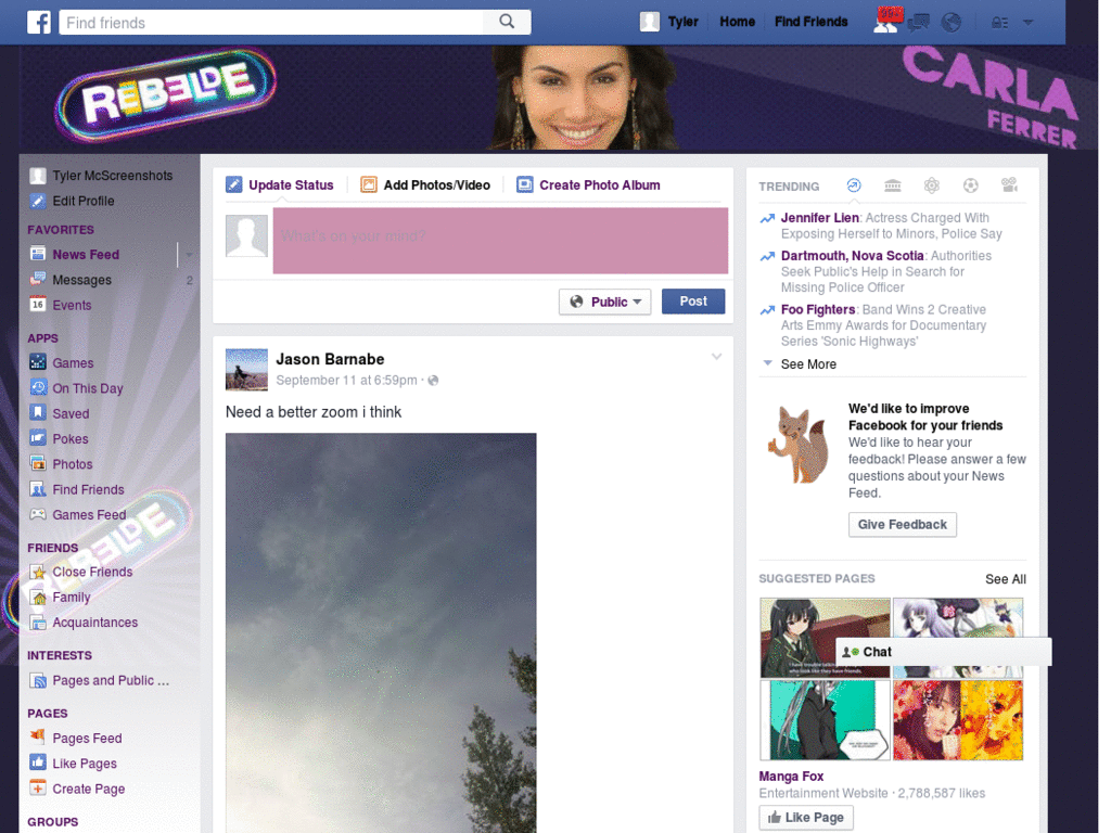 Facebook - Rebelde Carla ( by Templah.com )