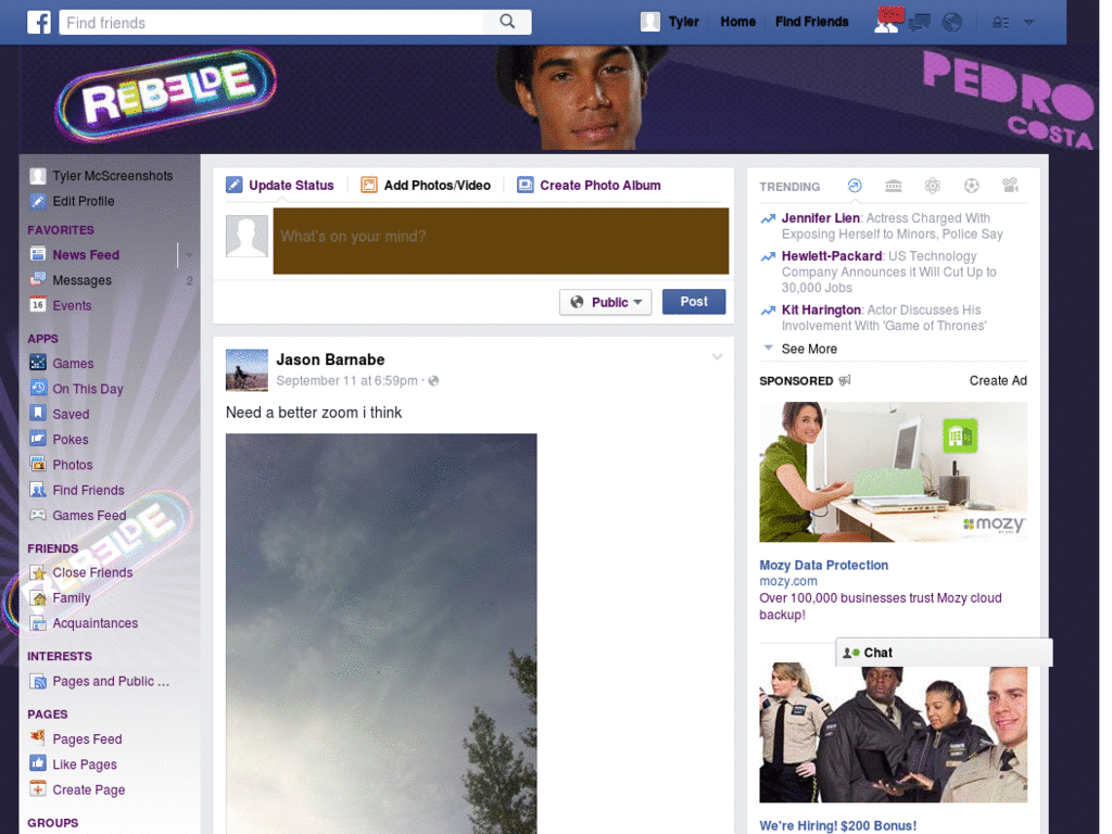 Facebook - Rebelde Pedro ( by Templah.com )