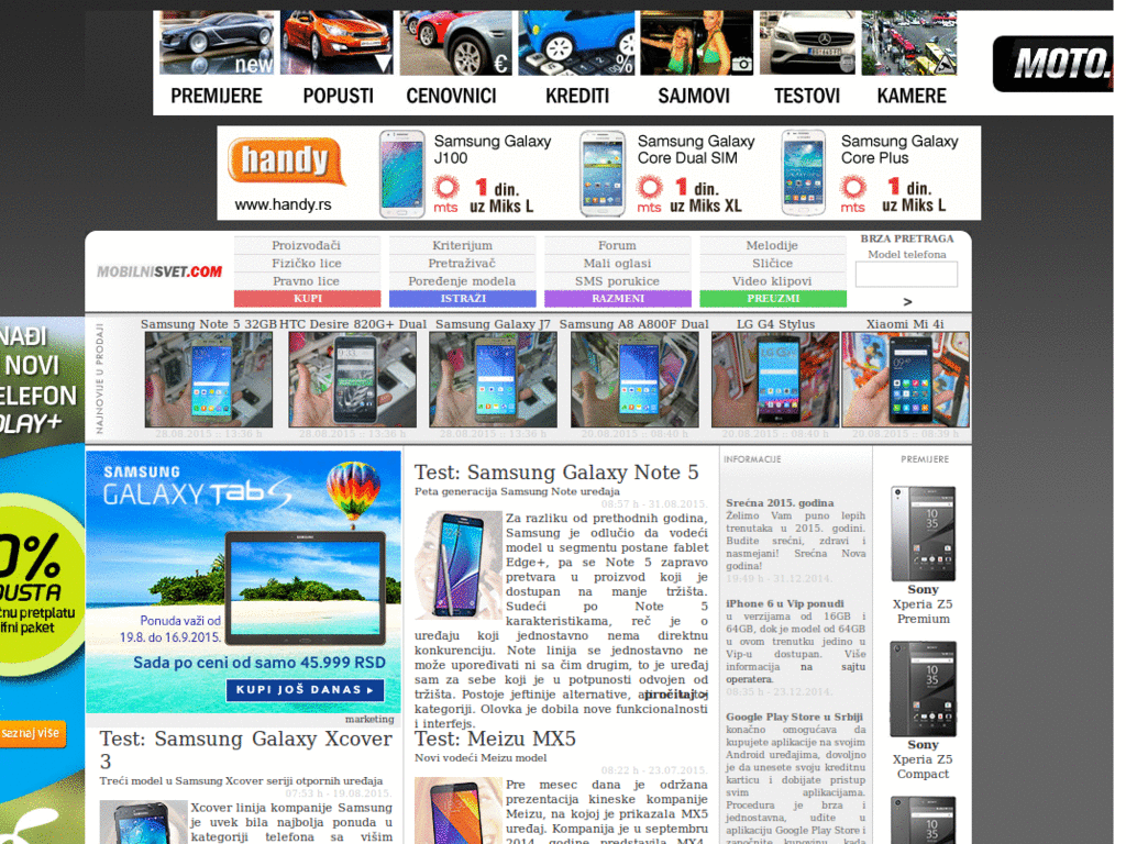 moblinisvet.com Center + hide ads
