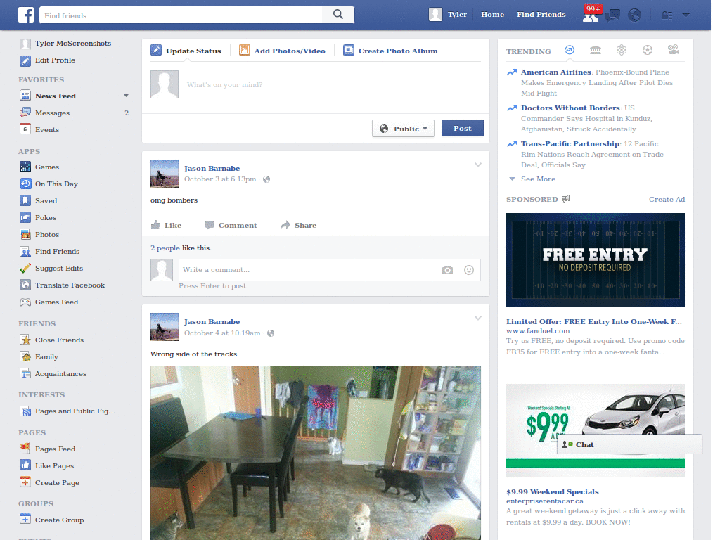 Facebook Kristen Font