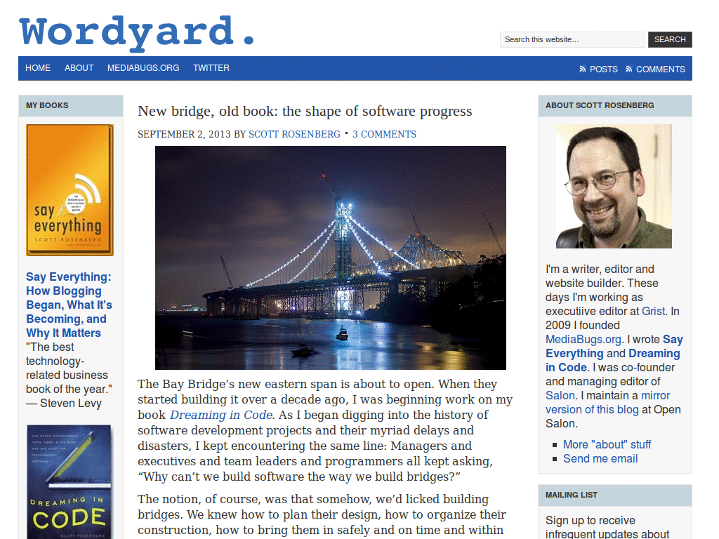 Larger body font for wordyard.com