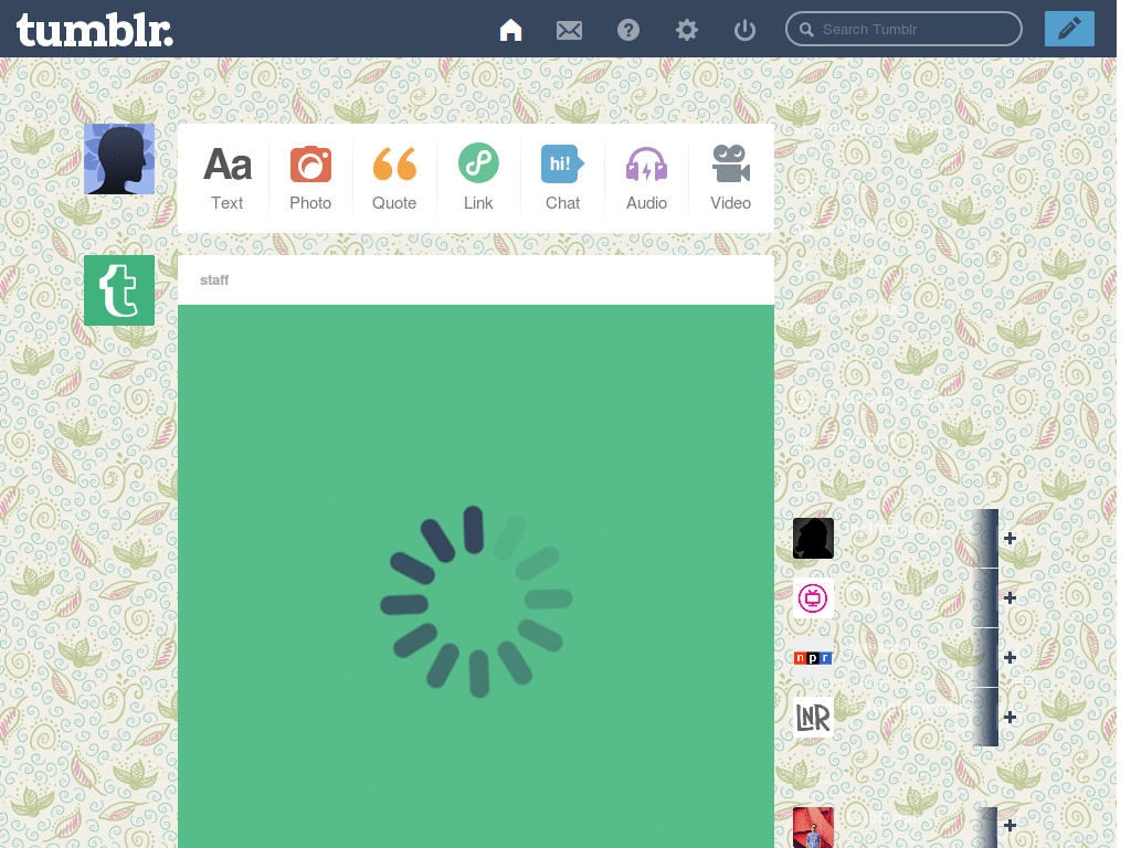 Theme verde com rosa