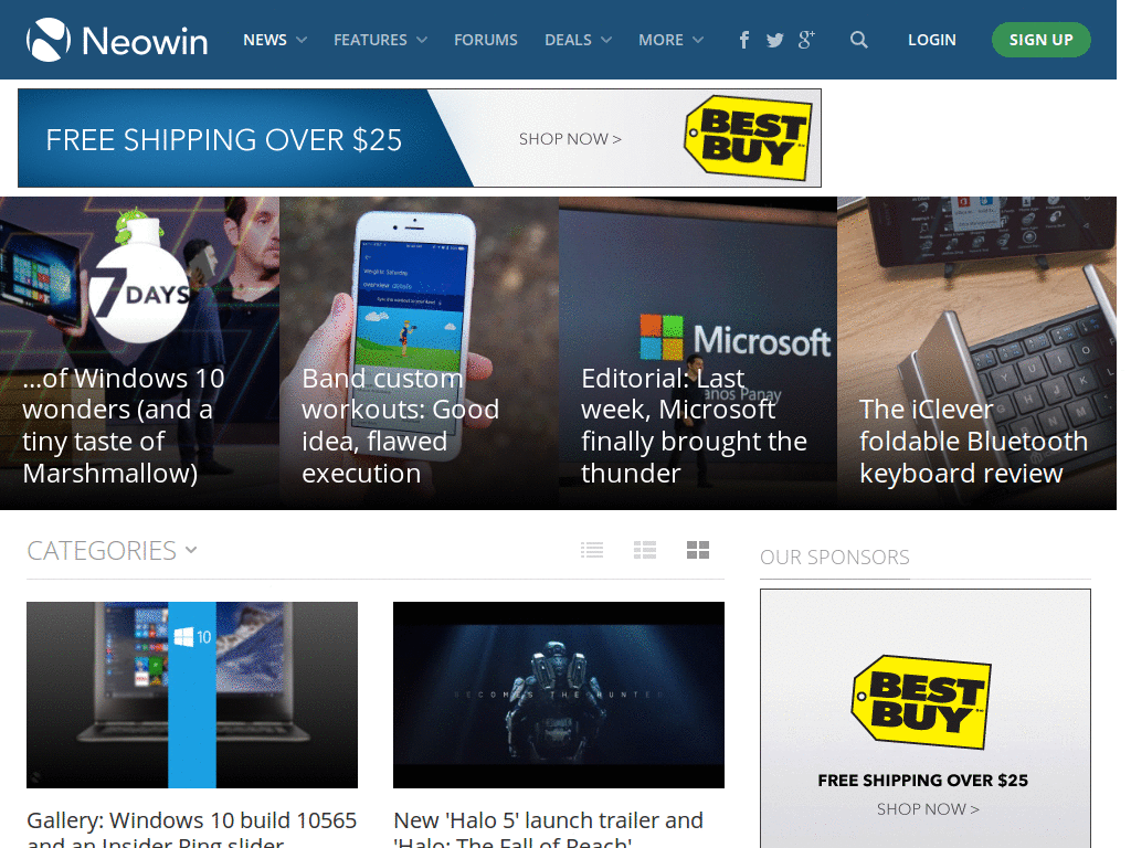 Neowin.net hide ads