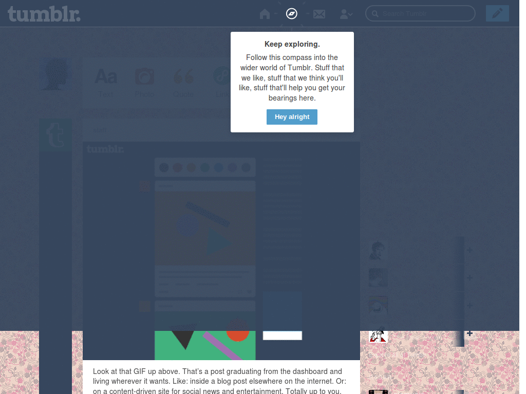 Tumblr theme dash 2.0 by gabi