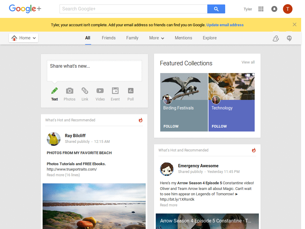 Google Plus minus WhiteSpace