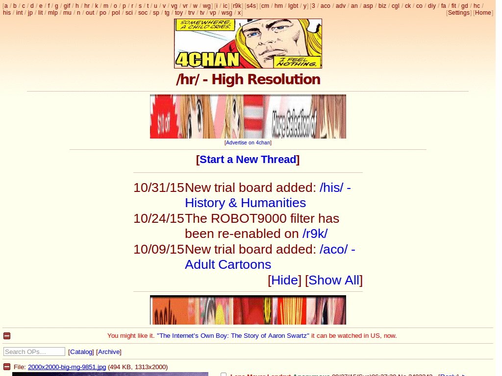 4chan.org Lurking Mode No Comments Just Pictures