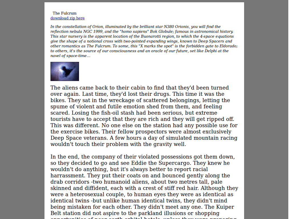 the Fulcrum - easier to read
