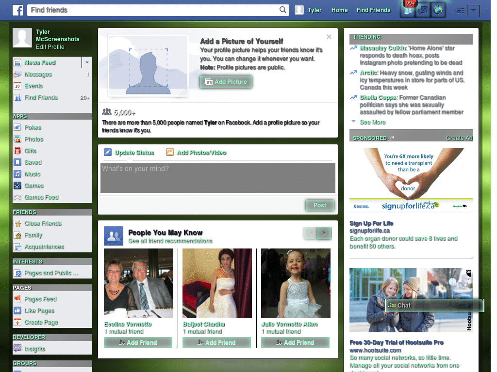 Facebook Pro Verde - by Fabio