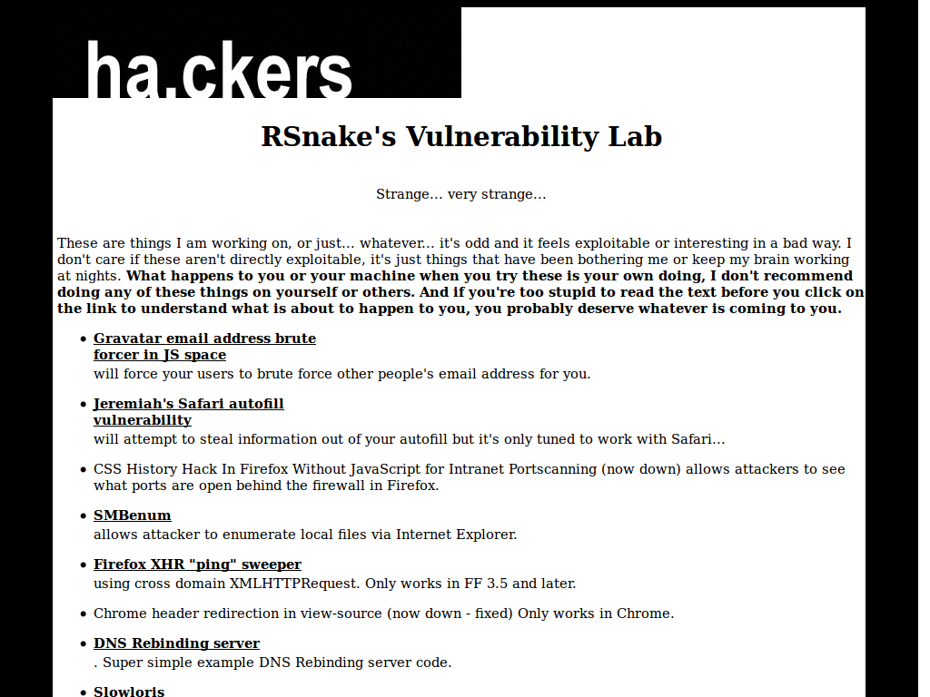 ha.ckers.org