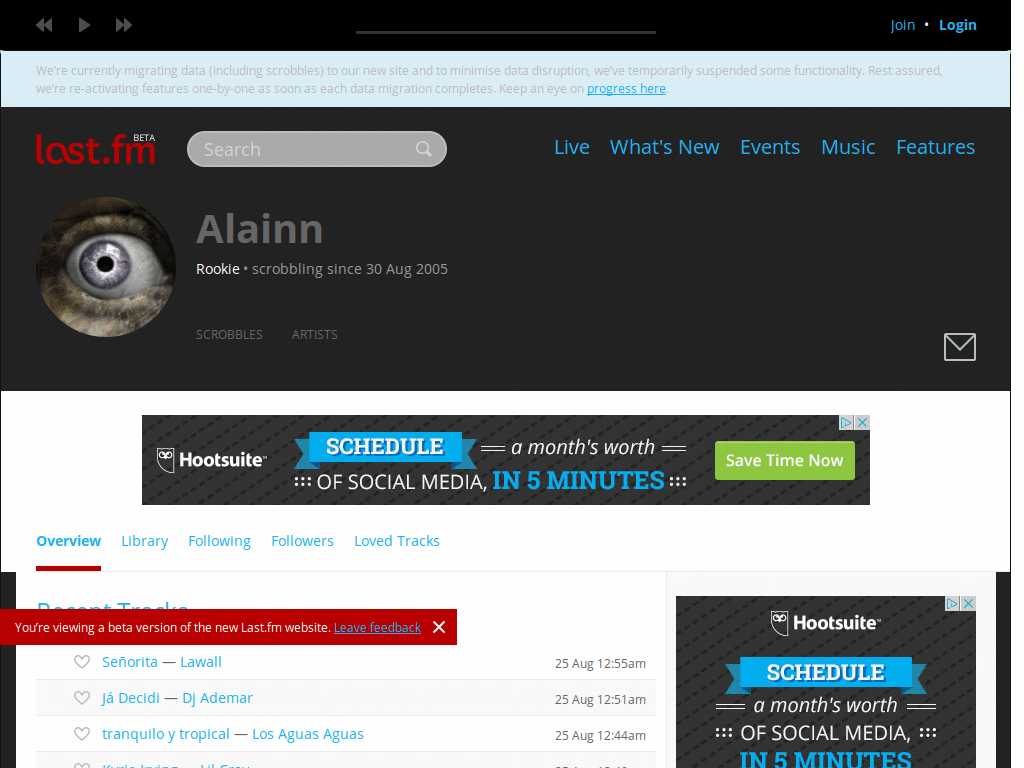 Last.fm - Grey'n'Blue