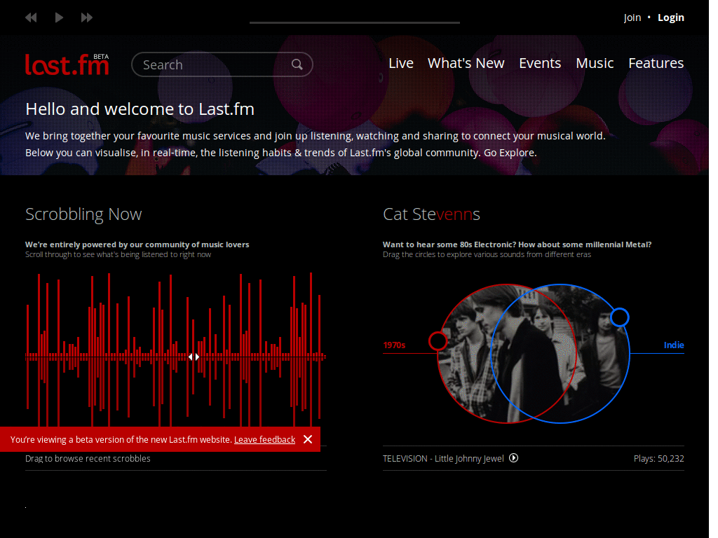 Last.fm - No Footer
