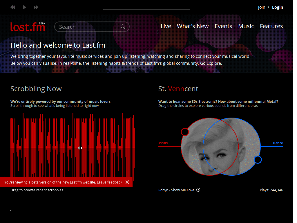 Last.fm - No Sharing