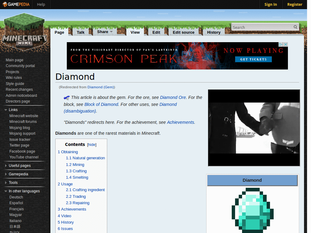 Decrapify MinecraftWiki