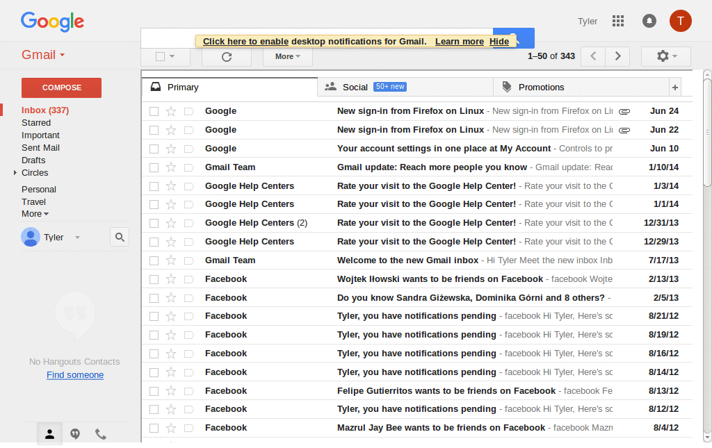 Wicked Gmail Grey