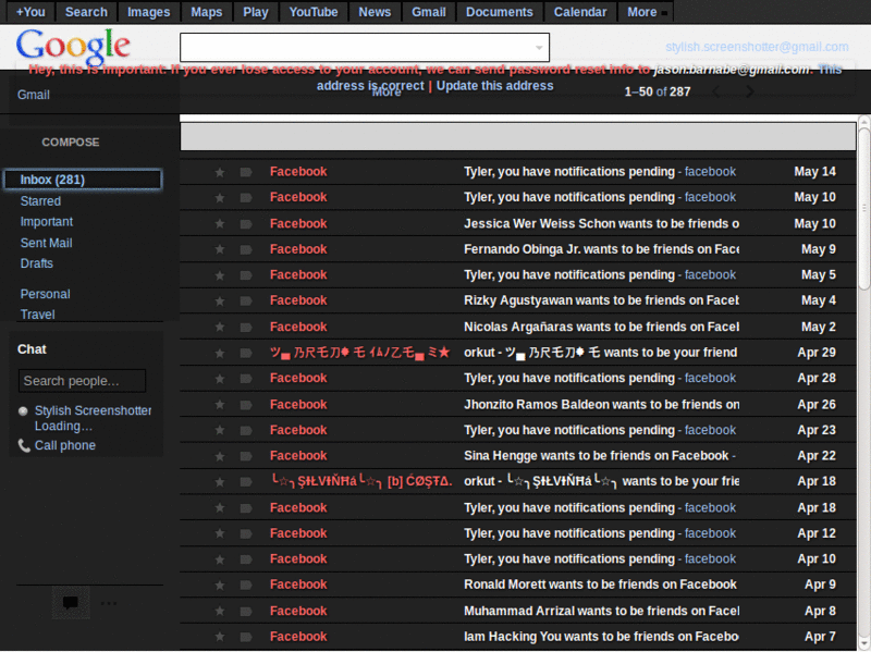 Gmail | Naruto + Fairy Tail Background