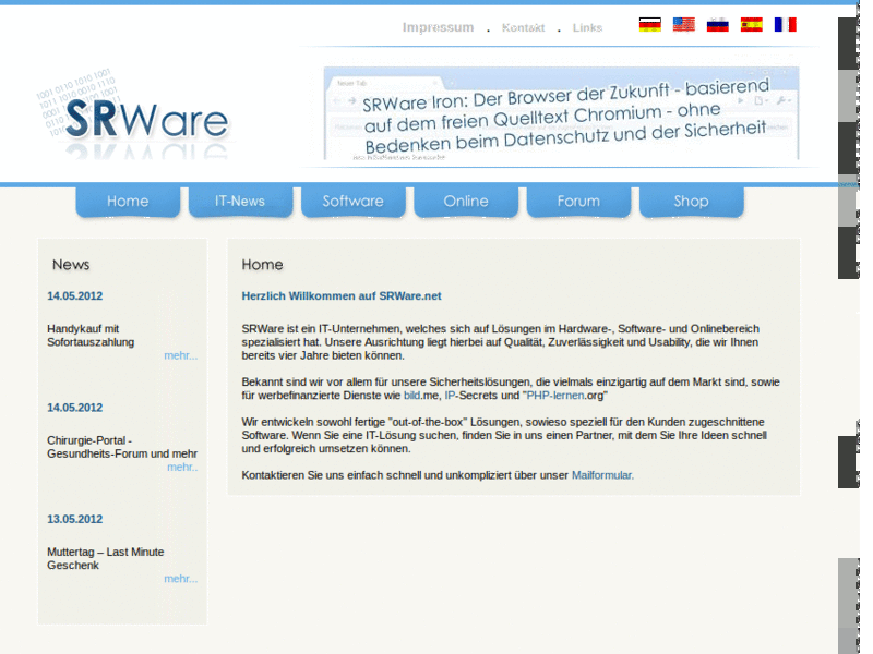 SRWare iron 整理