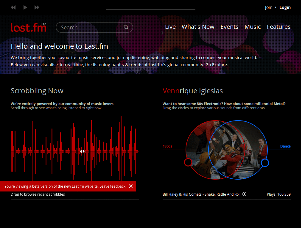 Last FM Pink Links
